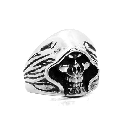 Rock Streetwear Skull Stainless Steel None None Men'S Rings