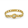 Roman Numeral Watch Plate Shell Titanium Steel Bracelet