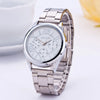 Roman Scale Quartz Steel Band Watch