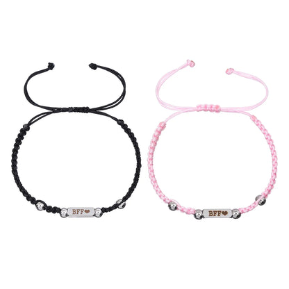 Romantic Letter Polyester Wholesale Bracelets