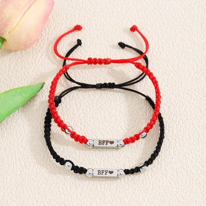 Romantic Letter Polyester Wholesale Bracelets