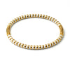 Romantic Modern Style Simple Style Geometric Titanium Steel Gold Plated Wristband In Bulk