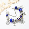 Romantic Pastoral Four Leaf Clover Forest Gold Plated Rhinestones Zircon Artificial Crystal Alloy Wholesale Bracelets