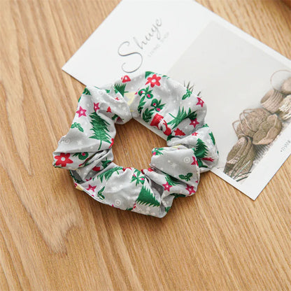 Romantic Santa Claus Cloth Handmade Hair Tie