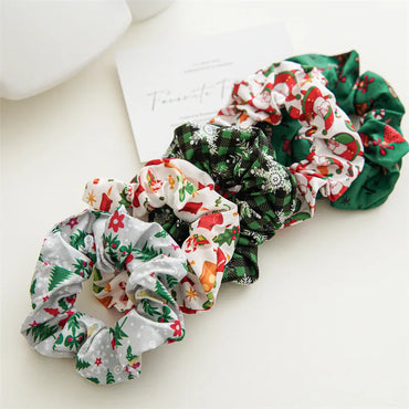 Romantic Santa Claus Cloth Handmade Hair Tie