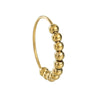 Rotatable Decompression Anxiety Bead Ring Stainless Steel Jewelry Electroplated Unisex