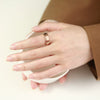 Rotatable Stainless Steel Unisex Ring With Geometric Style And Electroplating Treatment