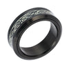 Rotating Luminous Dragon Ring Jewelry Titanium Steel Electroplating Unisex With Letters Numbers Text Pattern