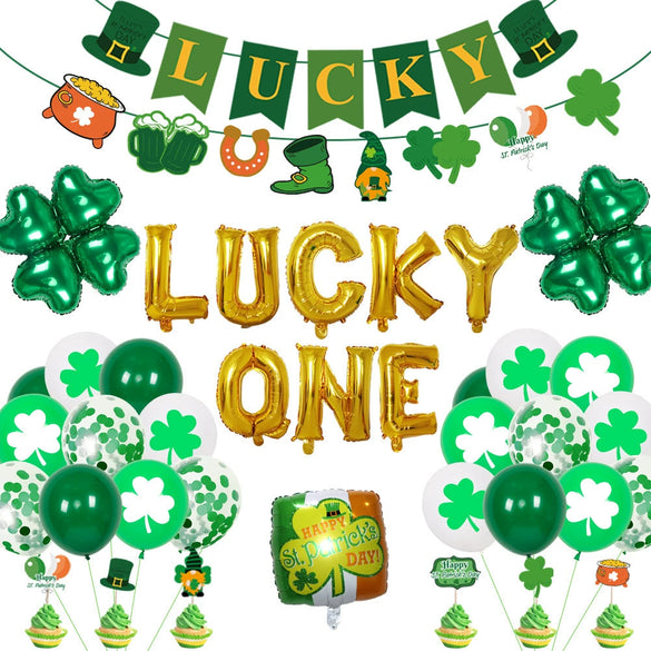 Round Latex Clover Love Ornament Balloons For Festival Party Decorations Wholesale