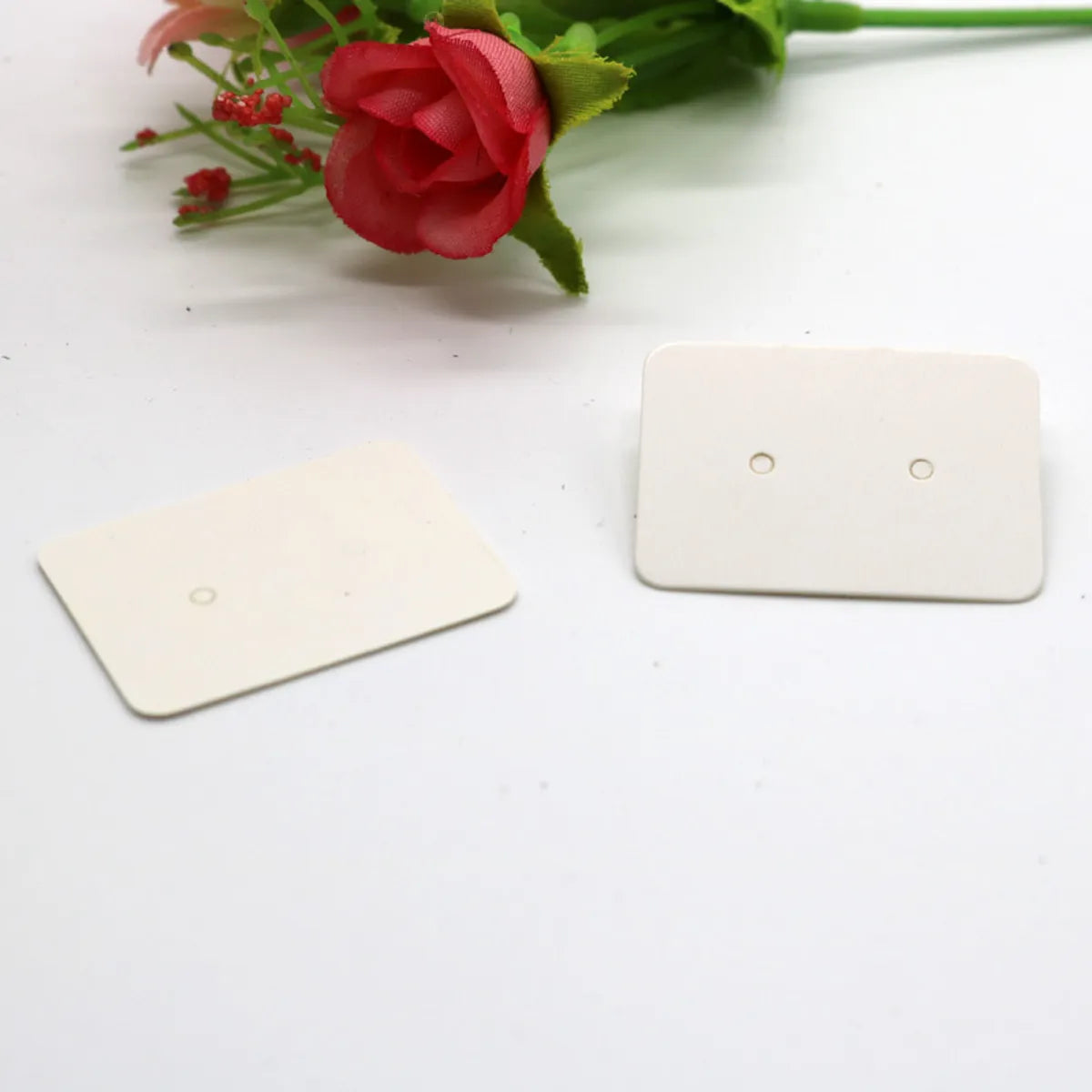 Round Square Earrings Card Paper Non-Word Kraft Paper Earrings Card  In Stock Supply