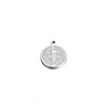 Round Stainless Steel Retro Stereo Handmade Diy Jewelry Pendants With Electroplating