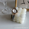 Round Watch Alloy Case Ordinary Glass Mirror Leisure Design For Girls