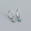 S925 Silver Butterfly Design Electroplated Allmatch Ear Buckle Earrings For Women