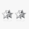 S925 Silver Doublesided Fivepointed Star Earrings Electroplated Minimalist Accessories For Women