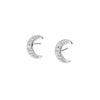 S925 Silver Earrings With Stars Clouds And Moon Geometric Fashion Electroplated For Women