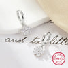 S925 Silver Fivepetal Flower Electroplated Women's Earrings