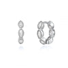 S925 Silver Geometric Horse Eye Multicolor Diamond Earring Ring Ear Buckle Light Luxury Wave Earrings