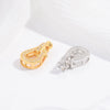 S925 Silver Gold Plated Pearl Horseshoe Buckle Handmade Diy Bracelet Necklace Removable Connecting Buckle
