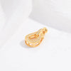 S925 Silver Gold Plated Pearl Horseshoe Buckle Handmade Diy Bracelet Necklace Removable Connecting Buckle