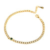 S925 Silver Heavy Metal Tank Chain Allmatch Bracelet With Geometric Style