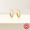 S925 Silver Mini Pearl Cshaped Earrings With Inlaid Zircon Simple And Versatile Chain Niche Design