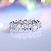 S925 Silver Pigeon Ring Women's Geometric Zircon Ring