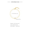 S925 Silver Women's Star Heart Shape Simple Slim Bracelet Electroplated Jewelry