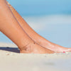 S925 Sterling Silver Adjustable Cross Chain Women's Anklet