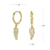 S925 Sterling Silver Angel Wings Women's Fashion Earrings