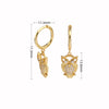 S925 Sterling Silver Animal Shape Owl Earrings French Retro Creative Design