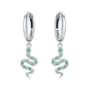S925 Sterling Silver Animal Zodiac Earrings With Electroplating