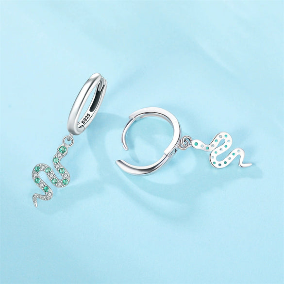 S925 Sterling Silver Animal Zodiac Earrings With Electroplating