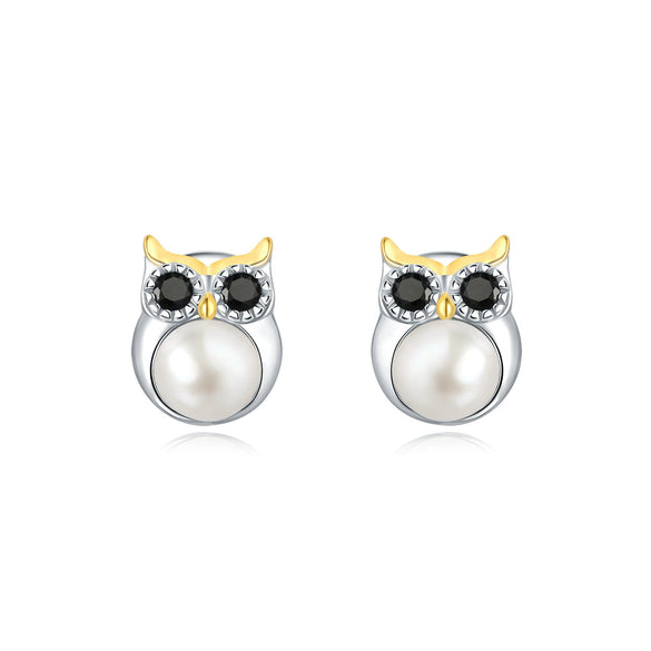 S925 Sterling Silver Animal Zodiac Earrings With Electroplating