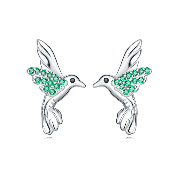 S925 Sterling Silver Animal Zodiac Earrings With Electroplating