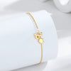 S925 Sterling Silver Anklet With Star Shape And Constellation Pattern Electroplated Jewelry