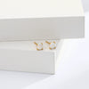 S925 Sterling Silver Australian Gemstone Women's Mini Cute Artistic Fresh Colorful Simple Allmatch Ushape Earrings With Electroplating