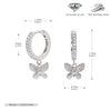 S925 Sterling Silver Bow Earrings Casual Allmatch Style
