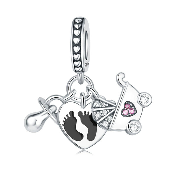 S925 Sterling Silver Bracelet Original Design Dripping Oil Charm Accessories