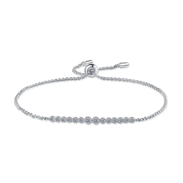 S925 Sterling Silver Champagne Gold Electroplated Constellation Star Pattern Bracelet For Women