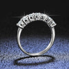 S925 Sterling Silver Constellation Moissanite Ring Light Luxury Hollow Fourclaw Classic Crown For Women