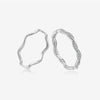 S925 Sterling Silver Crosswrapped Geometric Ring With Electroplating Platinum Or 18K Gold For Women And Unisex