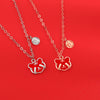 S925 Sterling Silver Cute Tiger Pendant Necklace With Temperature Discoloration Geometric Zodiac Style For Women