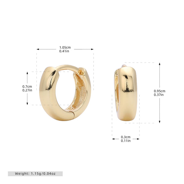 S925 Sterling Silver Earrings Electroplated Women's Jewelry