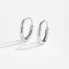 S925 Sterling Silver Electroplated Platinum 18K Gold Zircon Inlaid Fashionable Earring