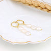 S925 Sterling Silver Elegant Baroque Pearl Earrings