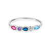 S925 Sterling Silver Fashion All Match Ring With Geometric Design And Electroplating Treatment For Women