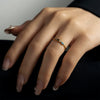 S925 Sterling Silver Fashion All Match Ring With Geometric Design And Electroplating Treatment For Women