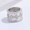 S925 Sterling Silver Flower Petal Barrel Starshaped Rhombus Zirconia Beading Material For Diy Bracelet Necklace