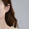 S925 Sterling Silver Flower Stud Earrings With Crystal Zircon Inlay Light Luxury Elegant Fashion Earrings For Women