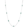 S925 Sterling Silver French Retro Geometric Inlaid Zircon Clavicle Necklace